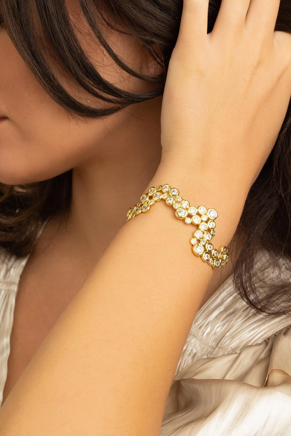 Asterales Wave Cuff Bracelet - Image 4