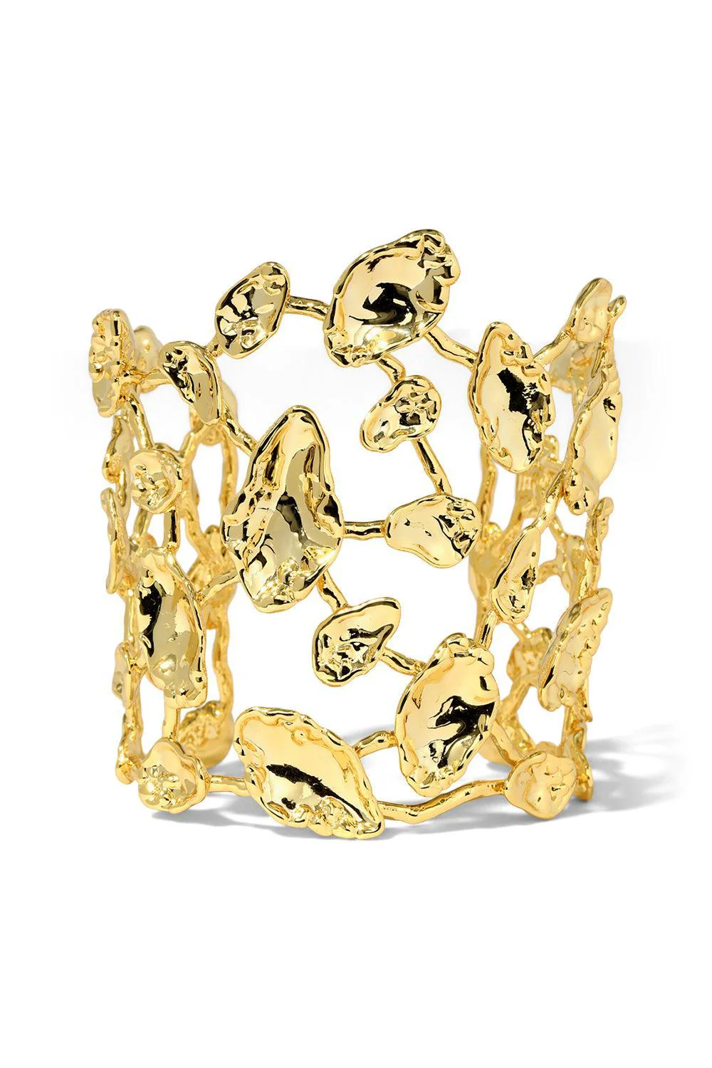 Brut Mosaic Wide Cuff Bracelet