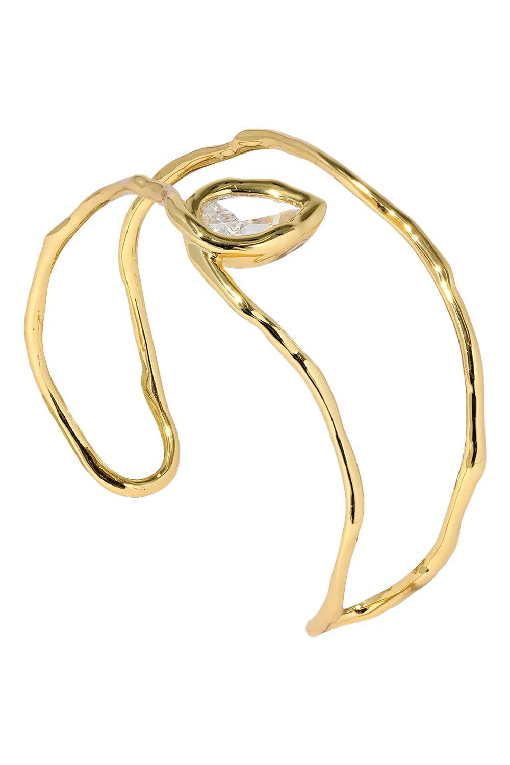 Crystal Asterales Floating Cuff Bracelet - Image 2