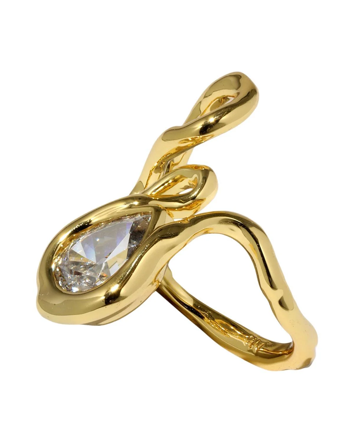 Crystal Asterales Floating Vine Ring - Image 5