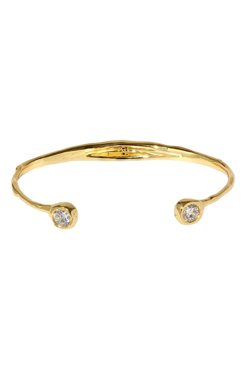 Crystal Asterales Skinny Capped Cuff Bracelet
