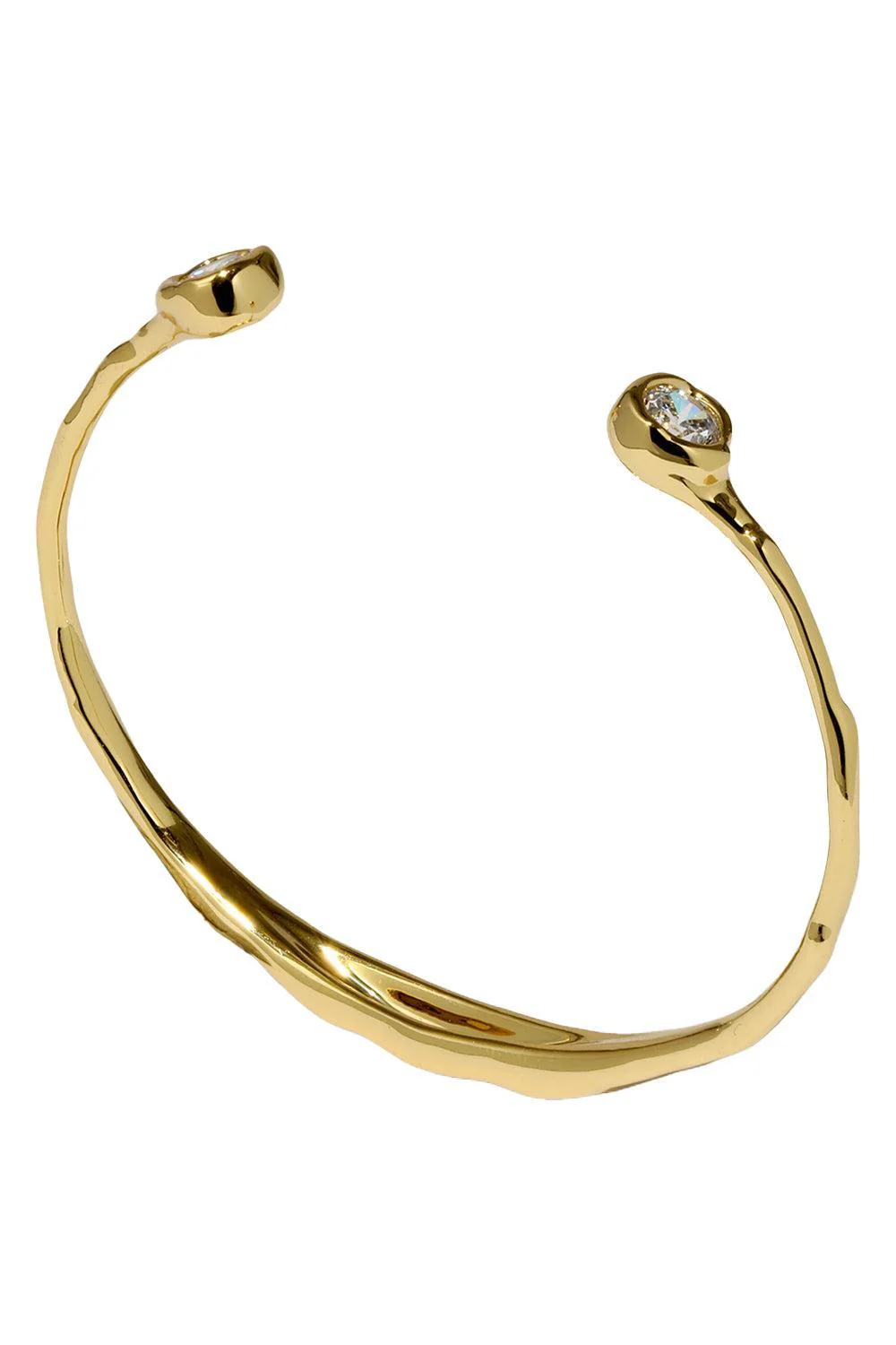 Crystal Asterales Skinny Capped Cuff Bracelet - Image 5