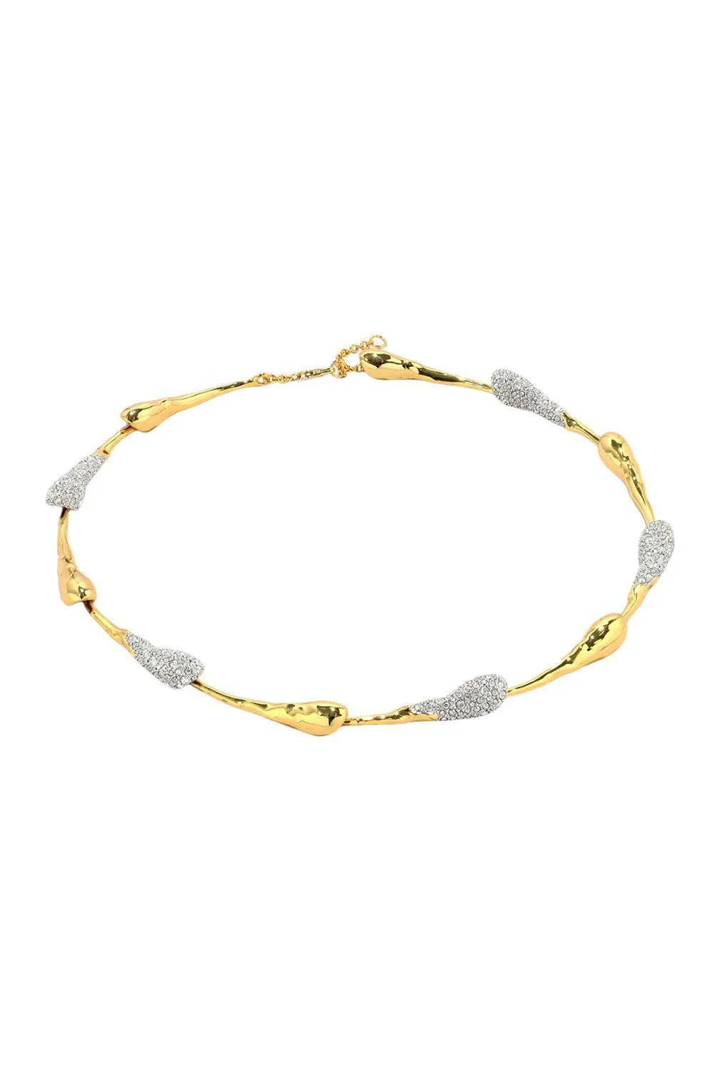 Crystal Teardrop Solanales Riviera Necklace - Image 4