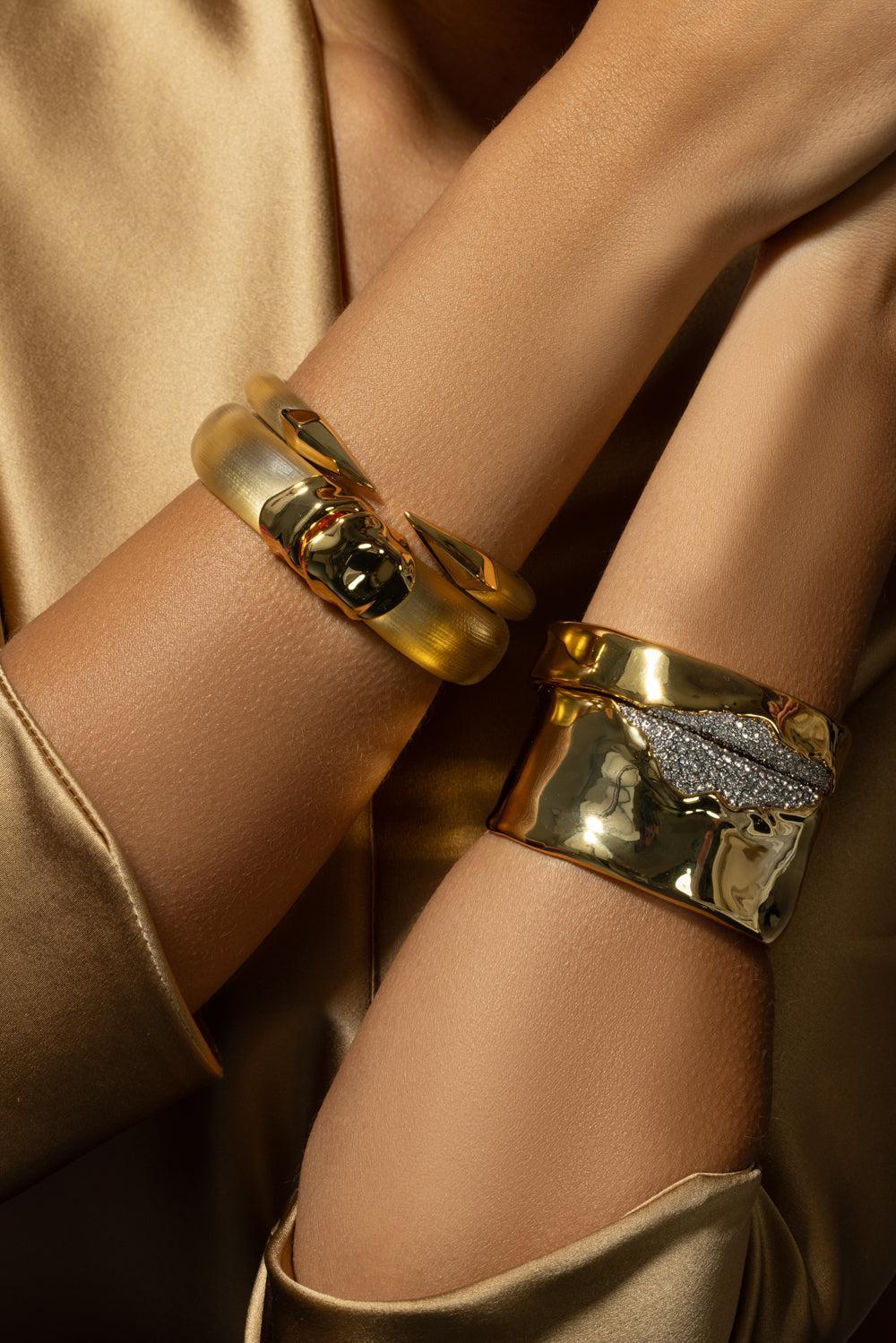 Solanale Wide Cuff Bracelet - Image 3