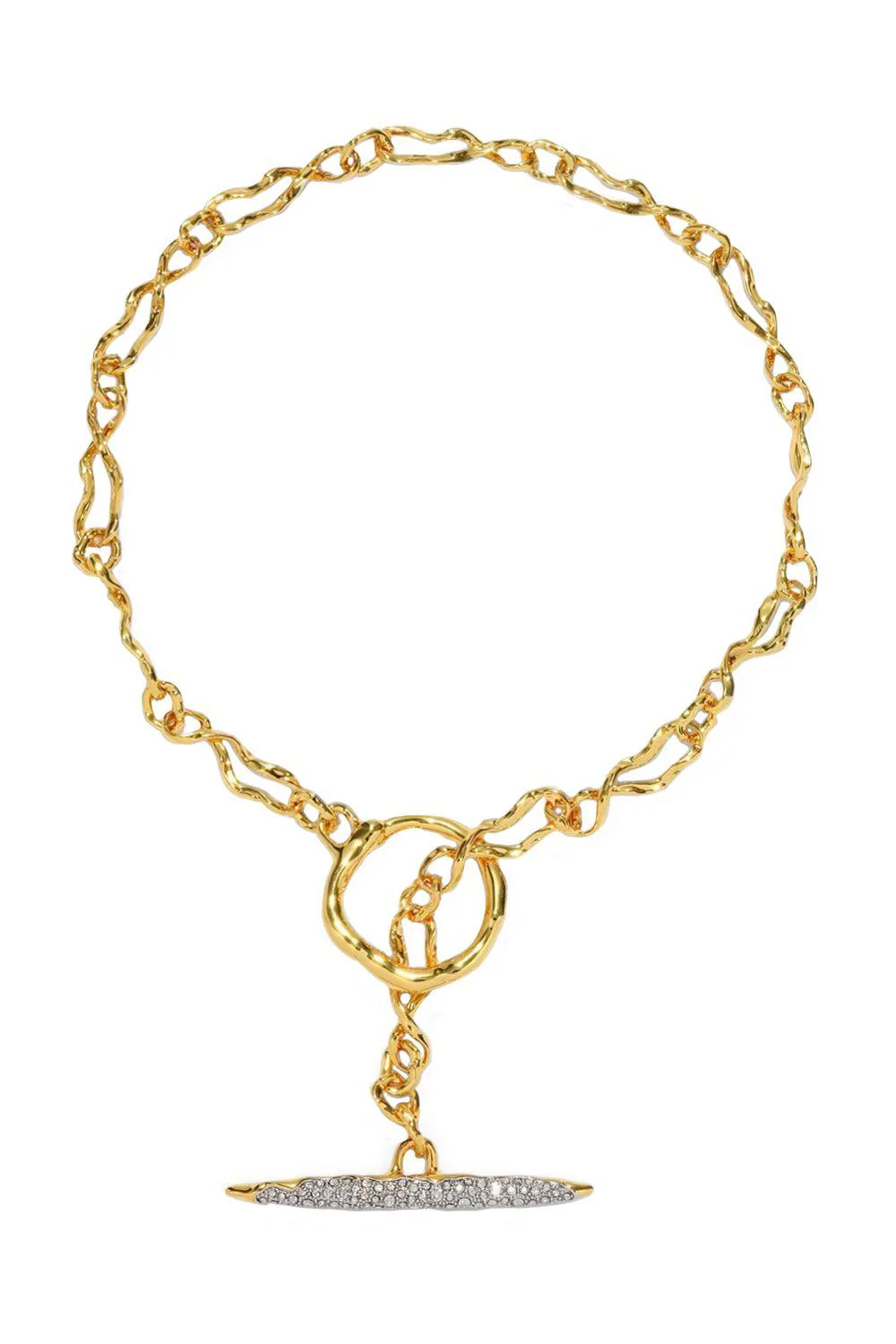 Solanales Crystal Toggle Necklace