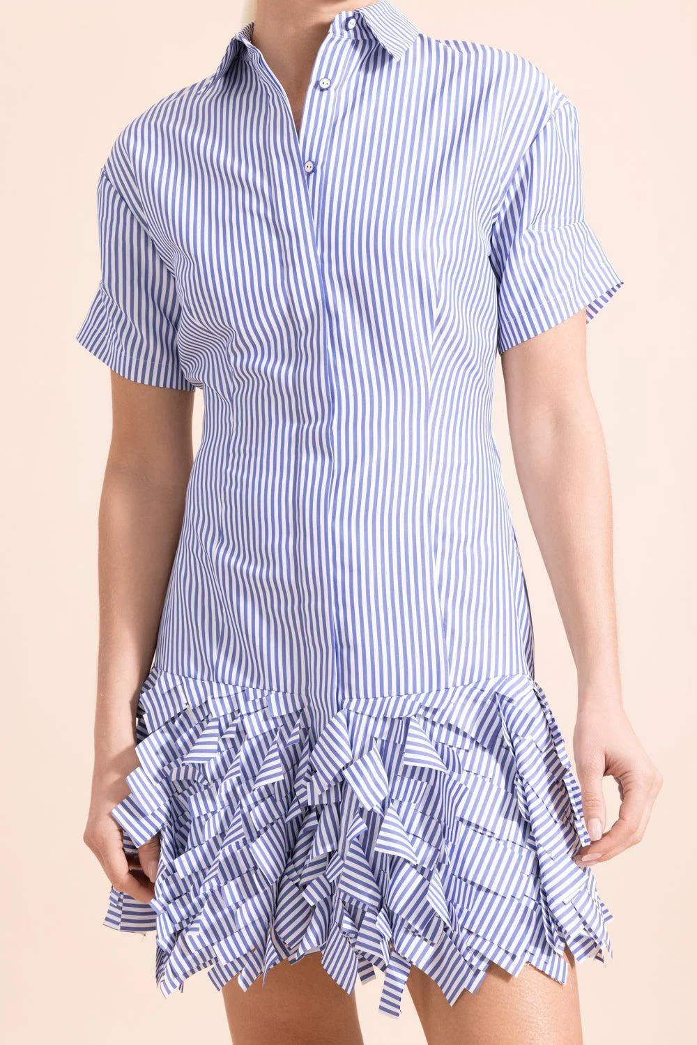 Ema Dress - Blue Stripe - Image 3