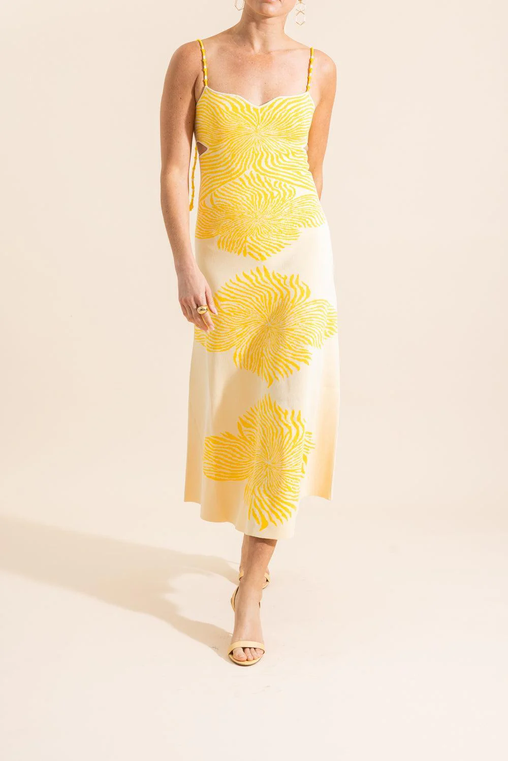 Rayana Dress - Yellow - Image 2