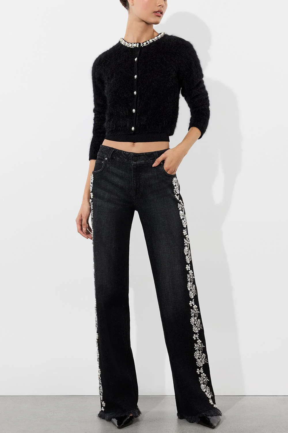Dollie Cardigan - Black - Image 3