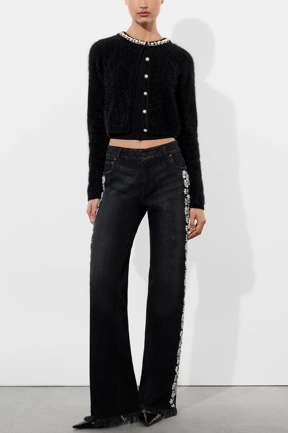 Dollie Cardigan - Black - Image 4
