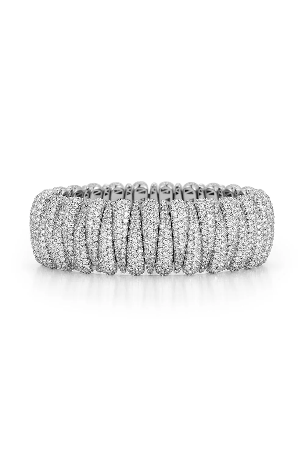 All Diamond Artiglio Stretch Bracelet