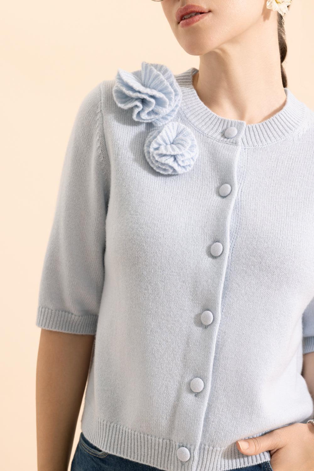 Crewneck Cardigan - Image 3