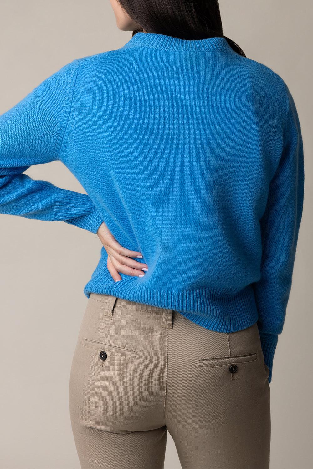 Long Sleeve Sweater - Summer Sky - Image 4