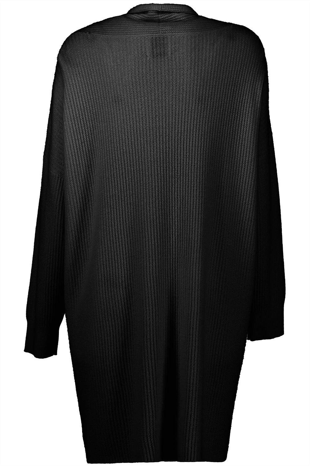 OPEN LONG CARDIGAN - DEEP NIGHT - Image 5