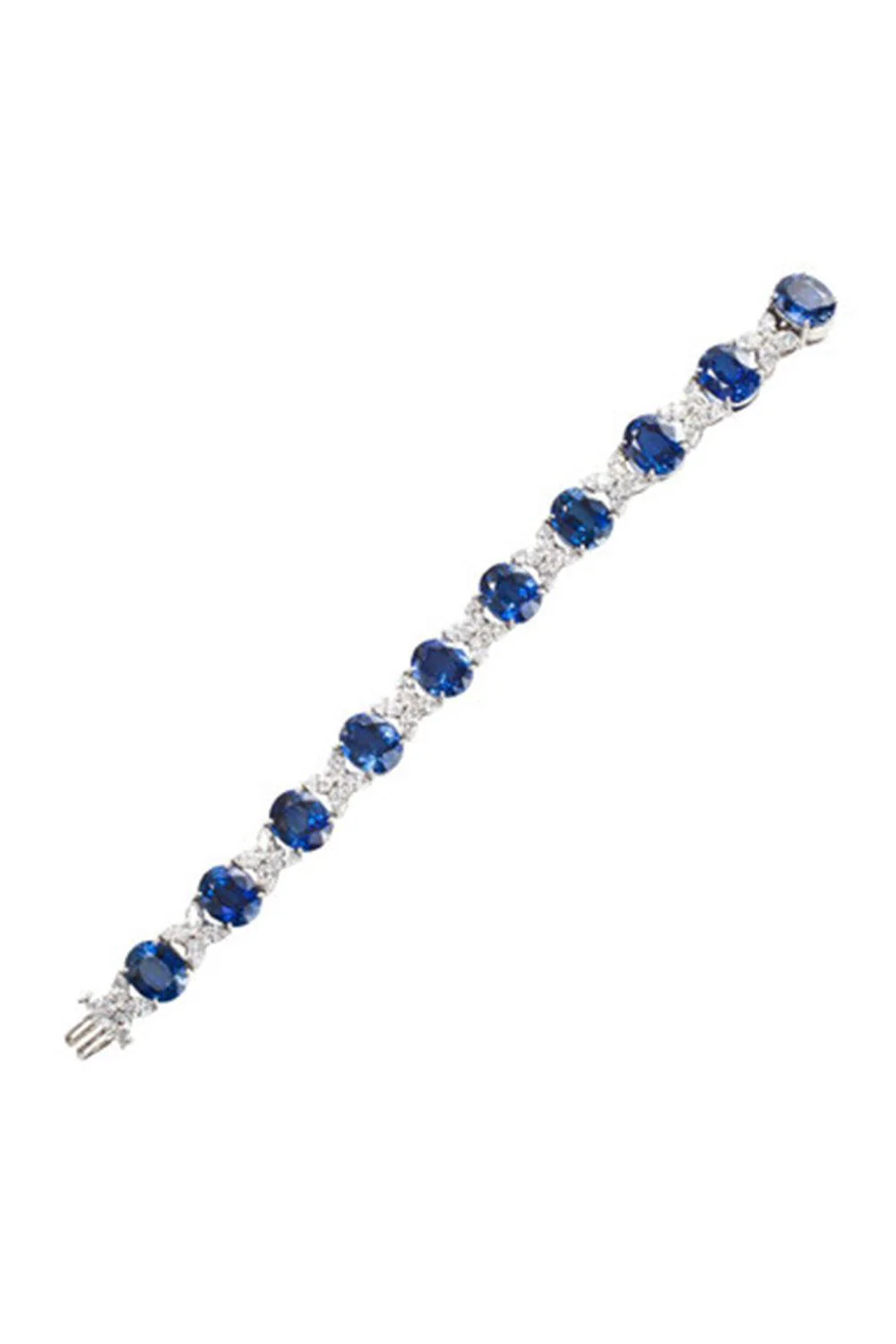 Alternating Sapphire Mix Tennis Bracelet