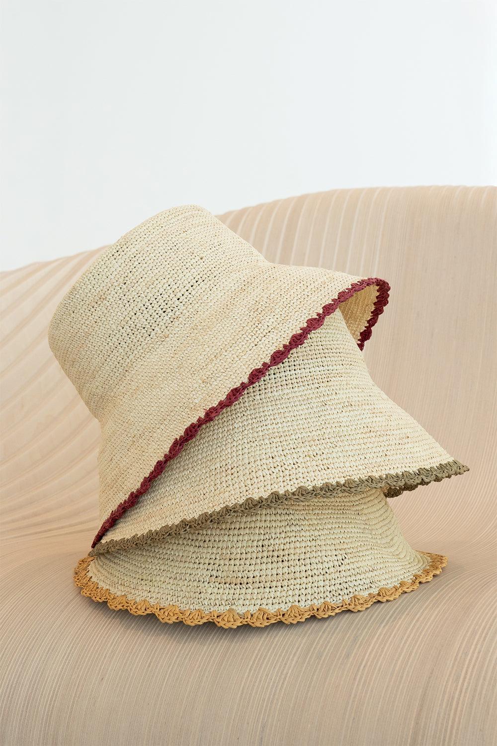 Sierra Bucket Hat - Burgundy - Image 3