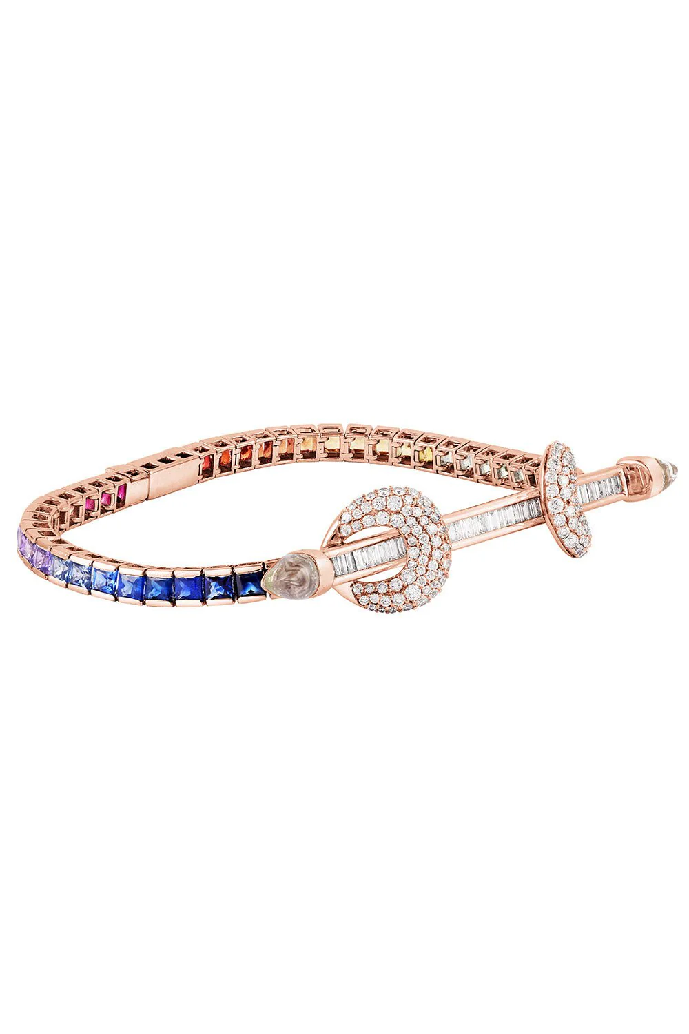 Chakra Rainbow Tennis Bracelet - Image 5