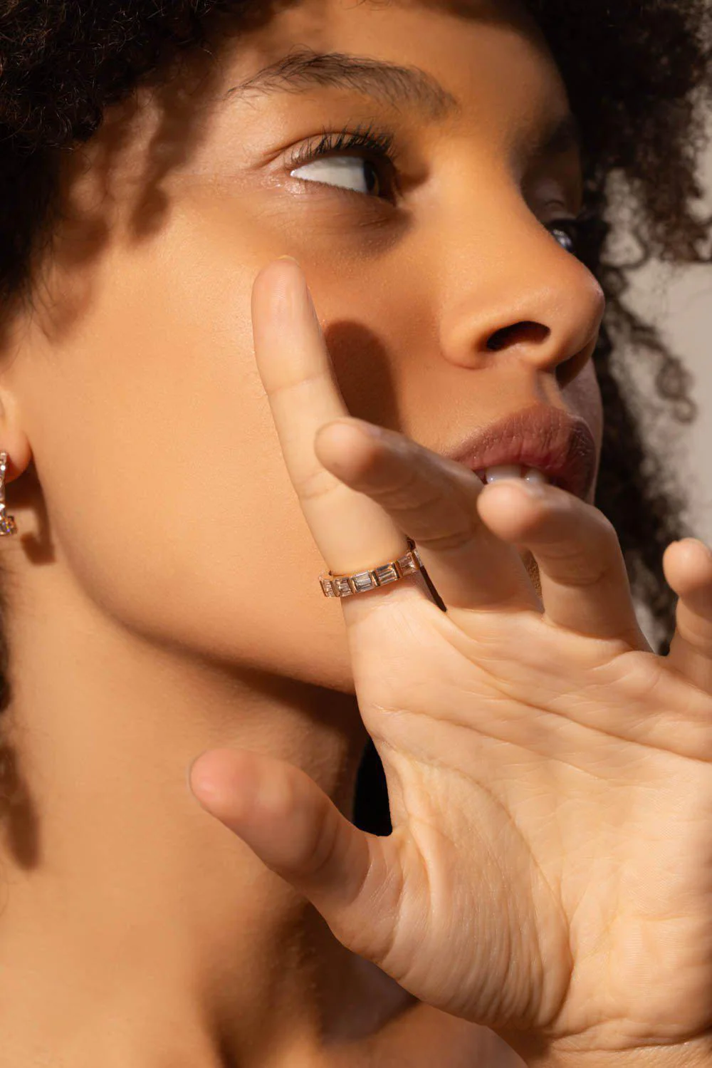 Diamond Scatter Baguette Ring - Image 3