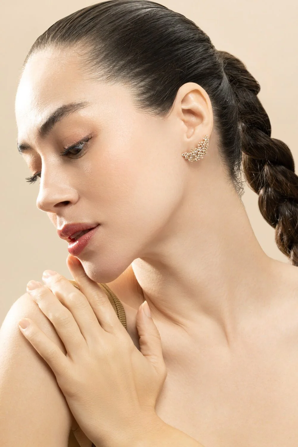 Diamond Scatter Ear Jackets - Image 4