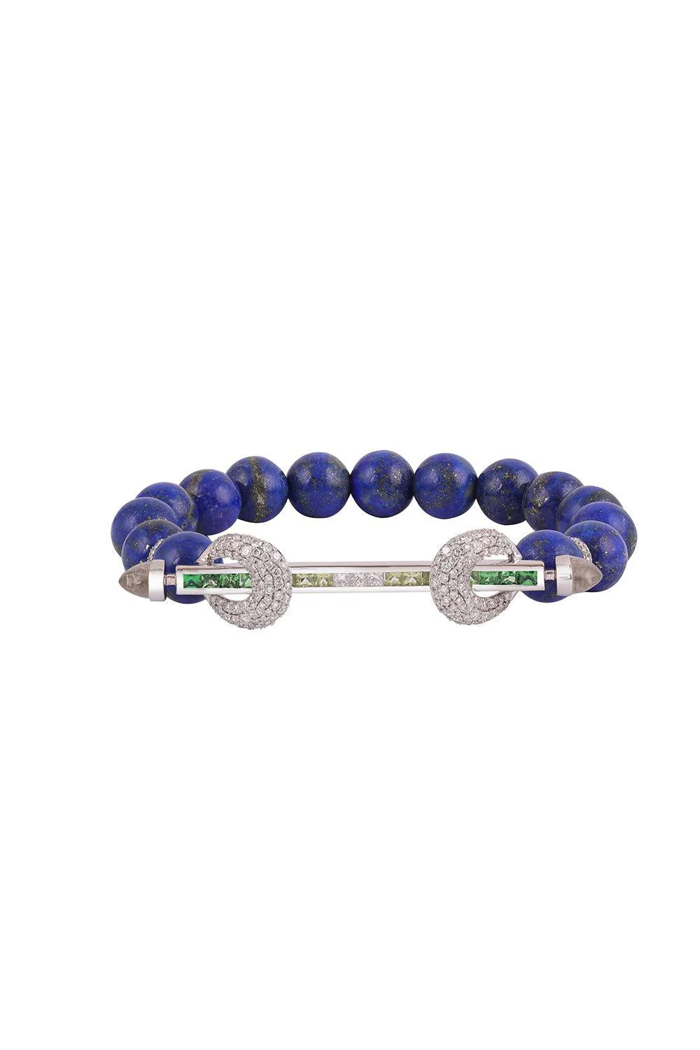 Green Ombre Lapis Chakra Bracelet
