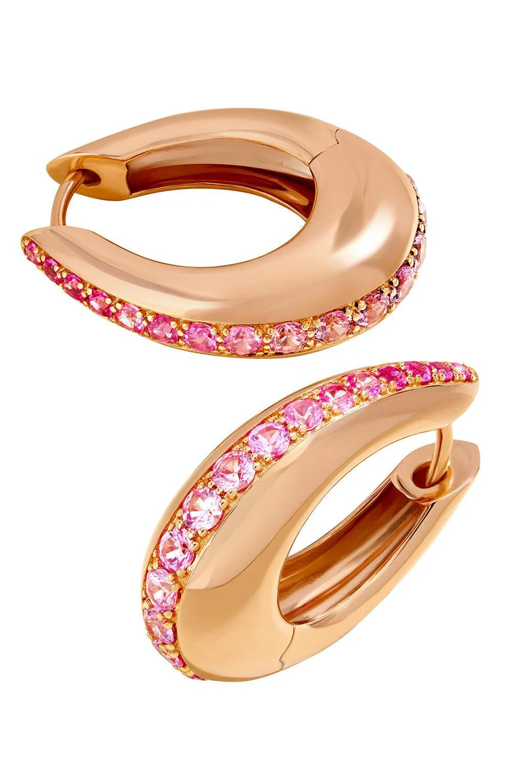 Pink Sapphire Icon Earrings