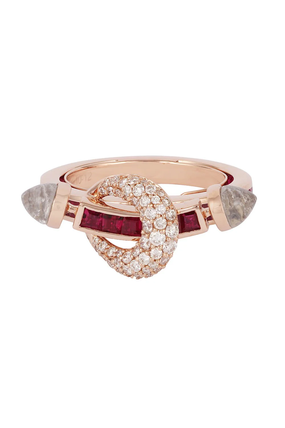 Ruby Diamond Chakra Ring