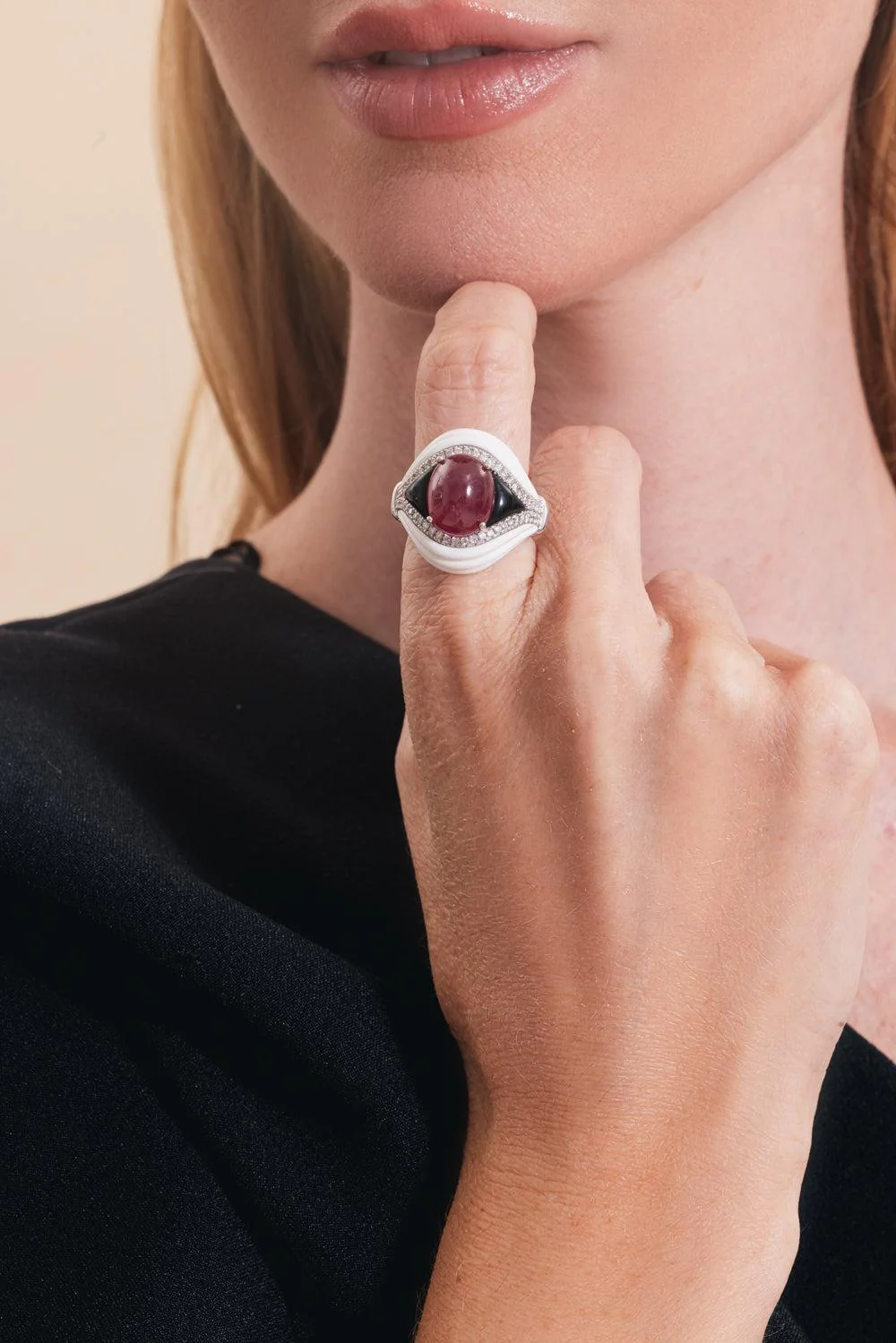 Diamond Ruby Kogolong Ring - Image 2