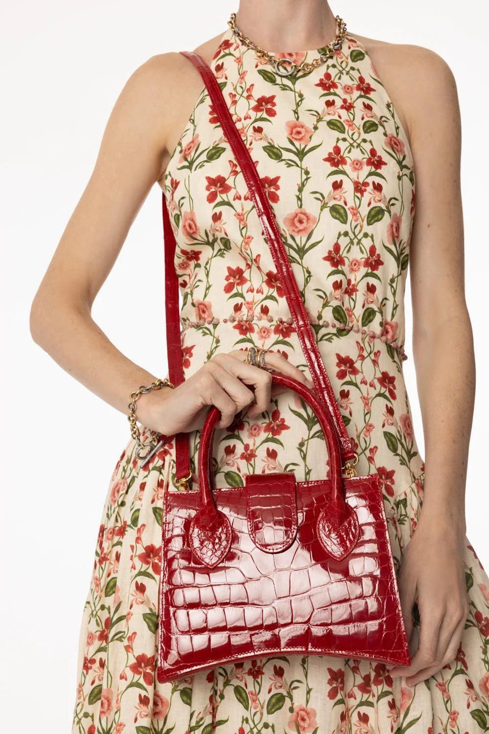 Demi Arco Bag - Fire Red - Image 3