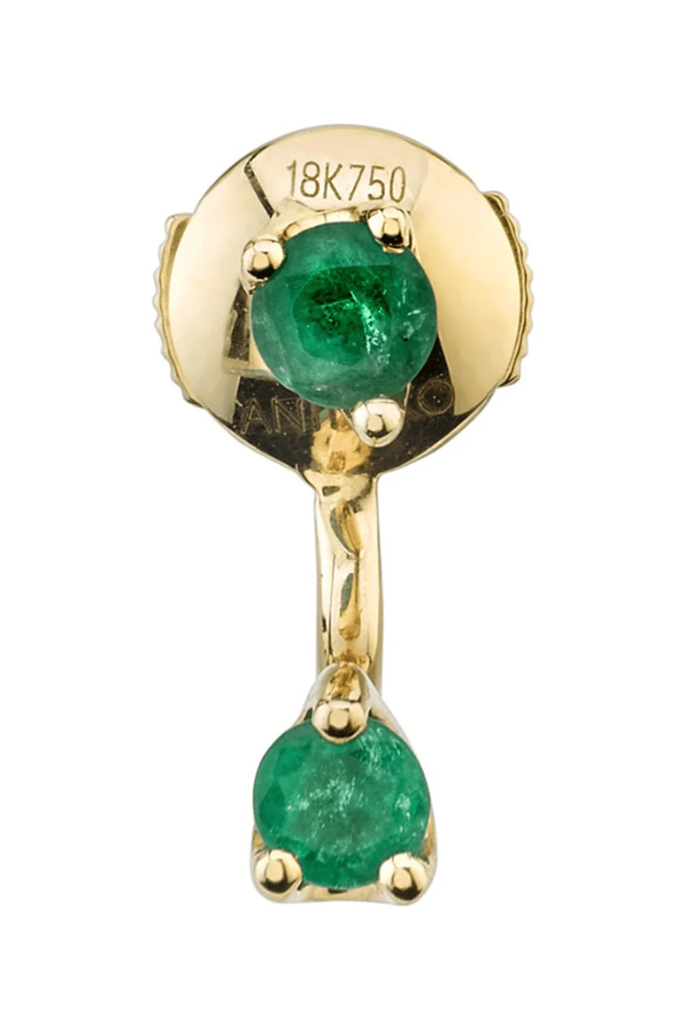 Classic Emerald Orbit Earring