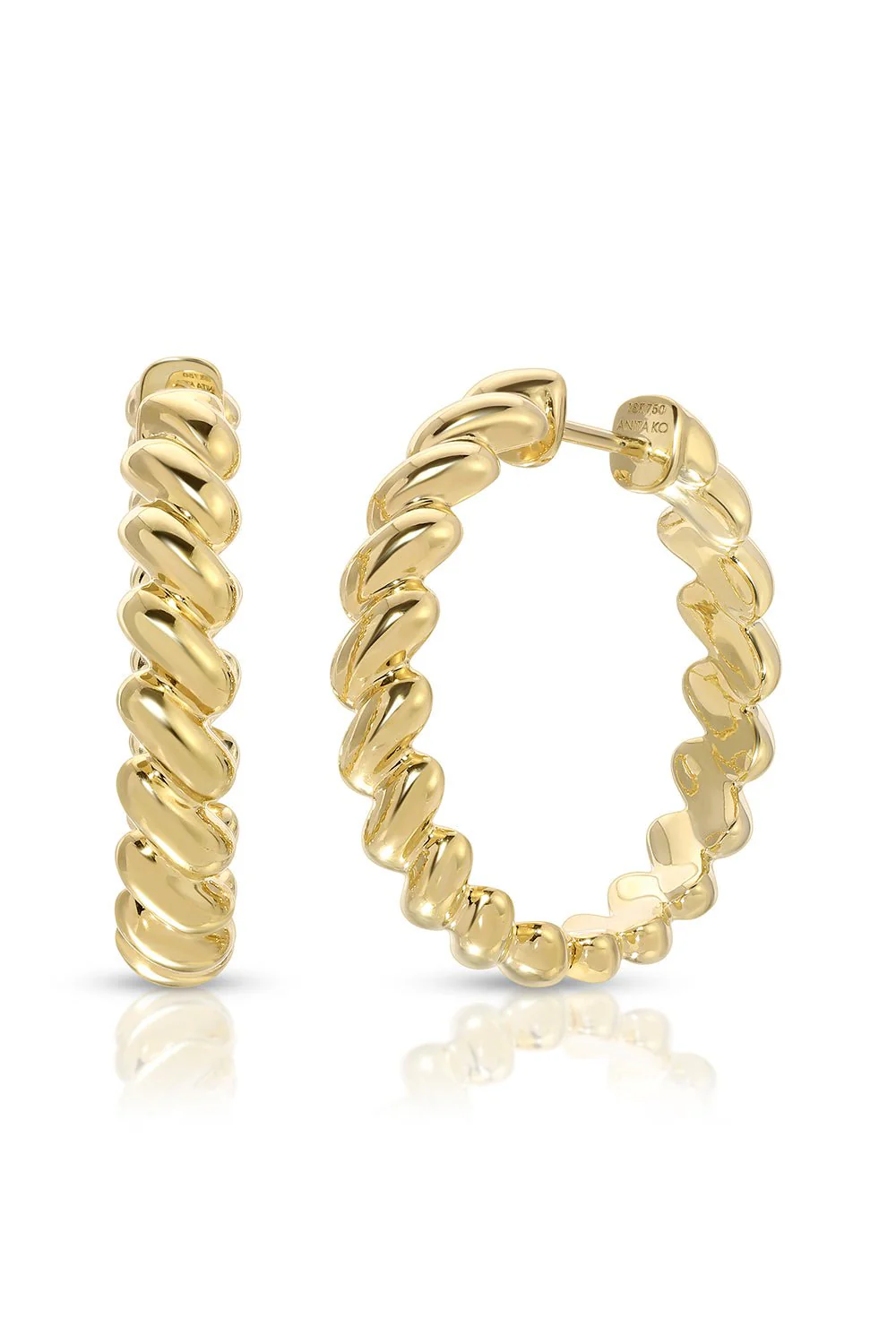 Coil Hoop Earrings