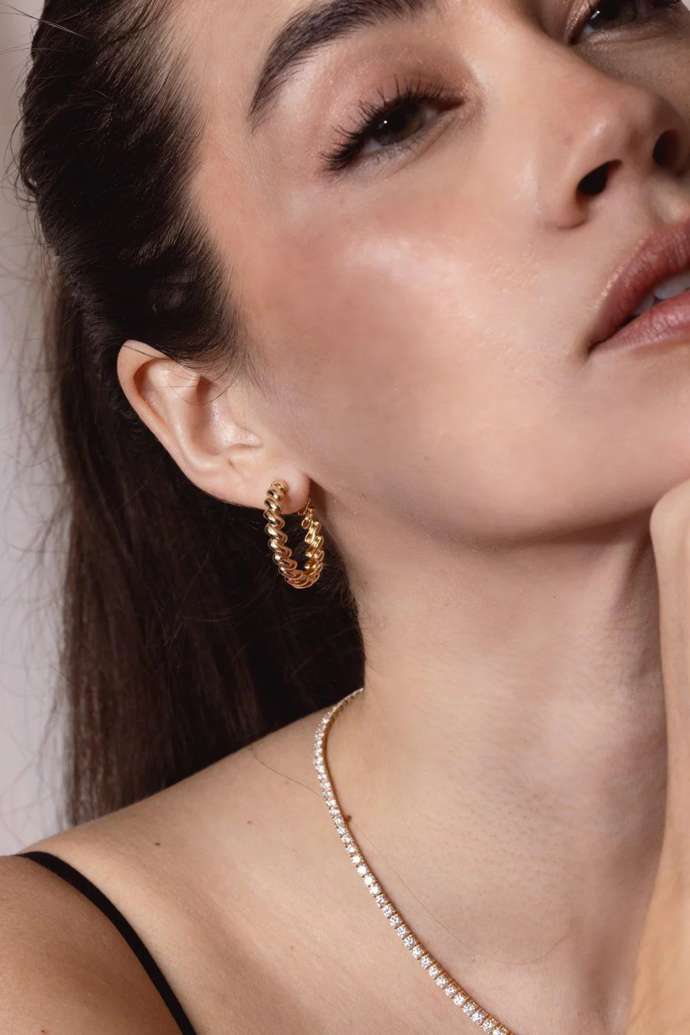 Coil Hoop Earrings - Image 2