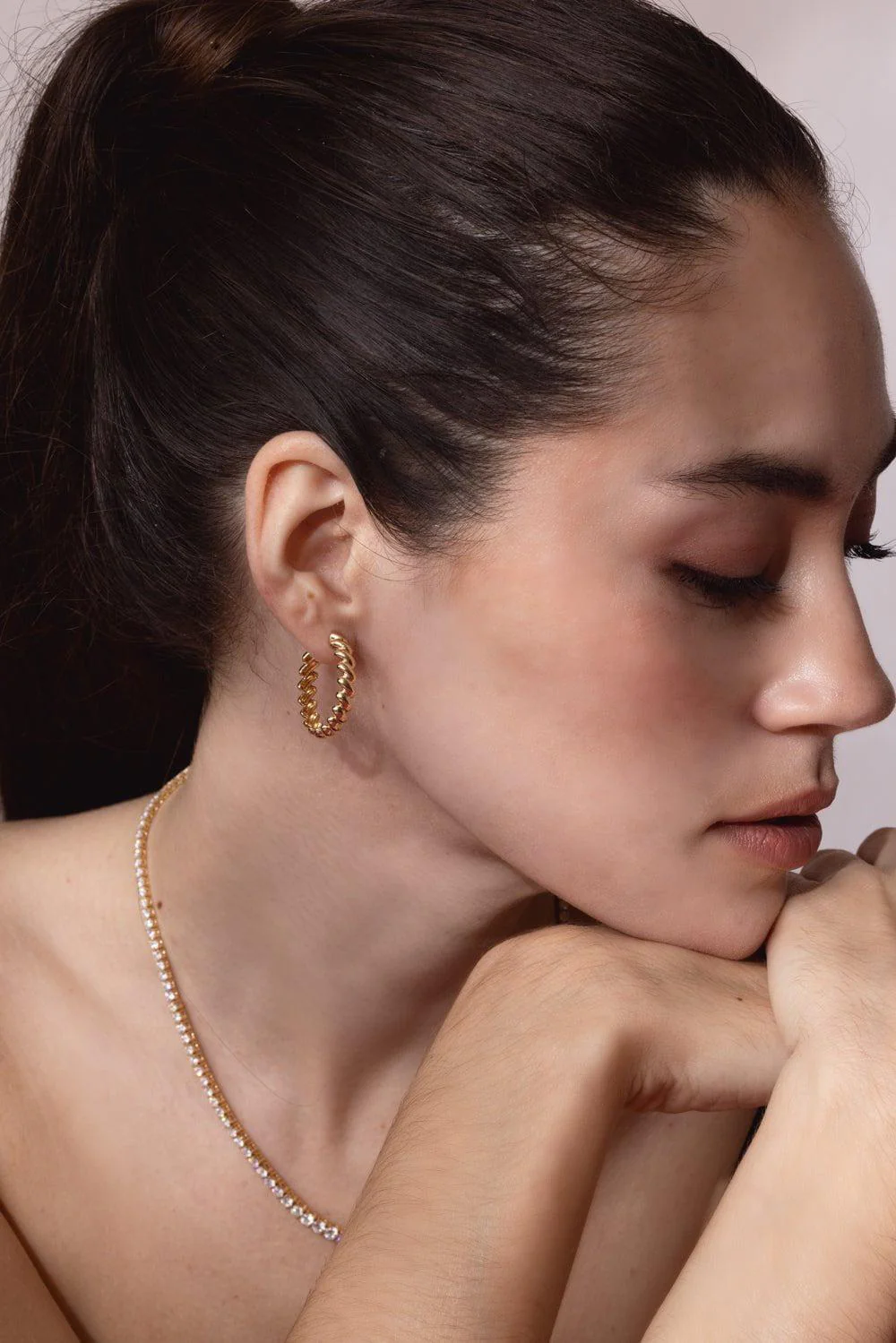 Coil Hoop Earrings - Image 3