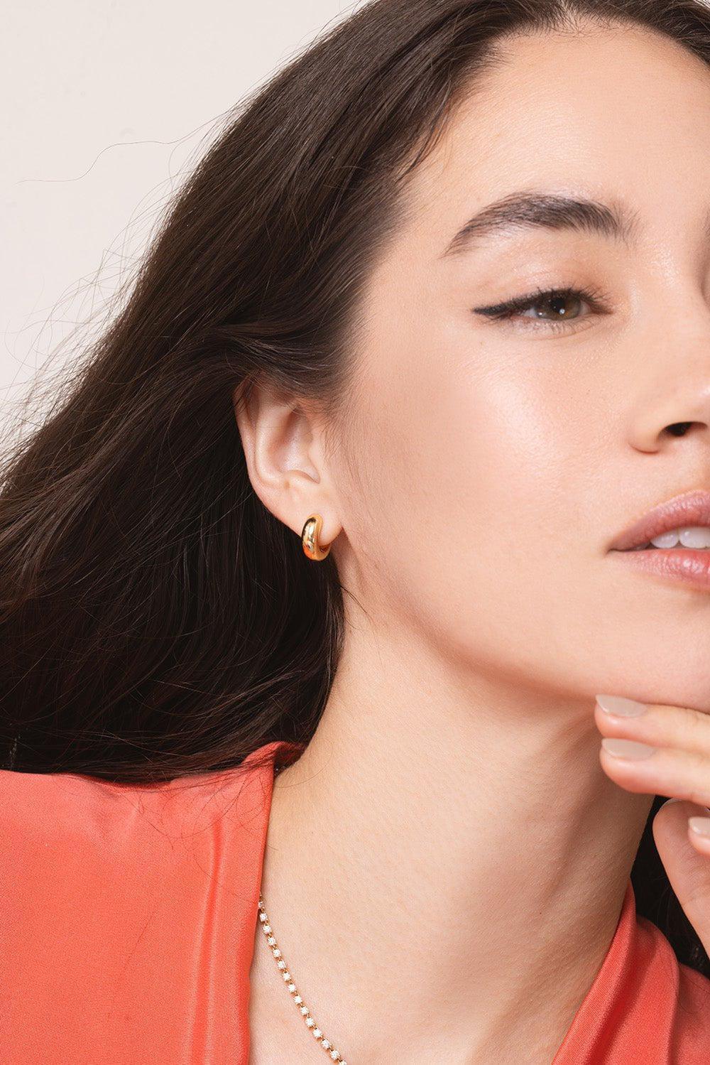 Cosmo Huggie Earrings - Image 2