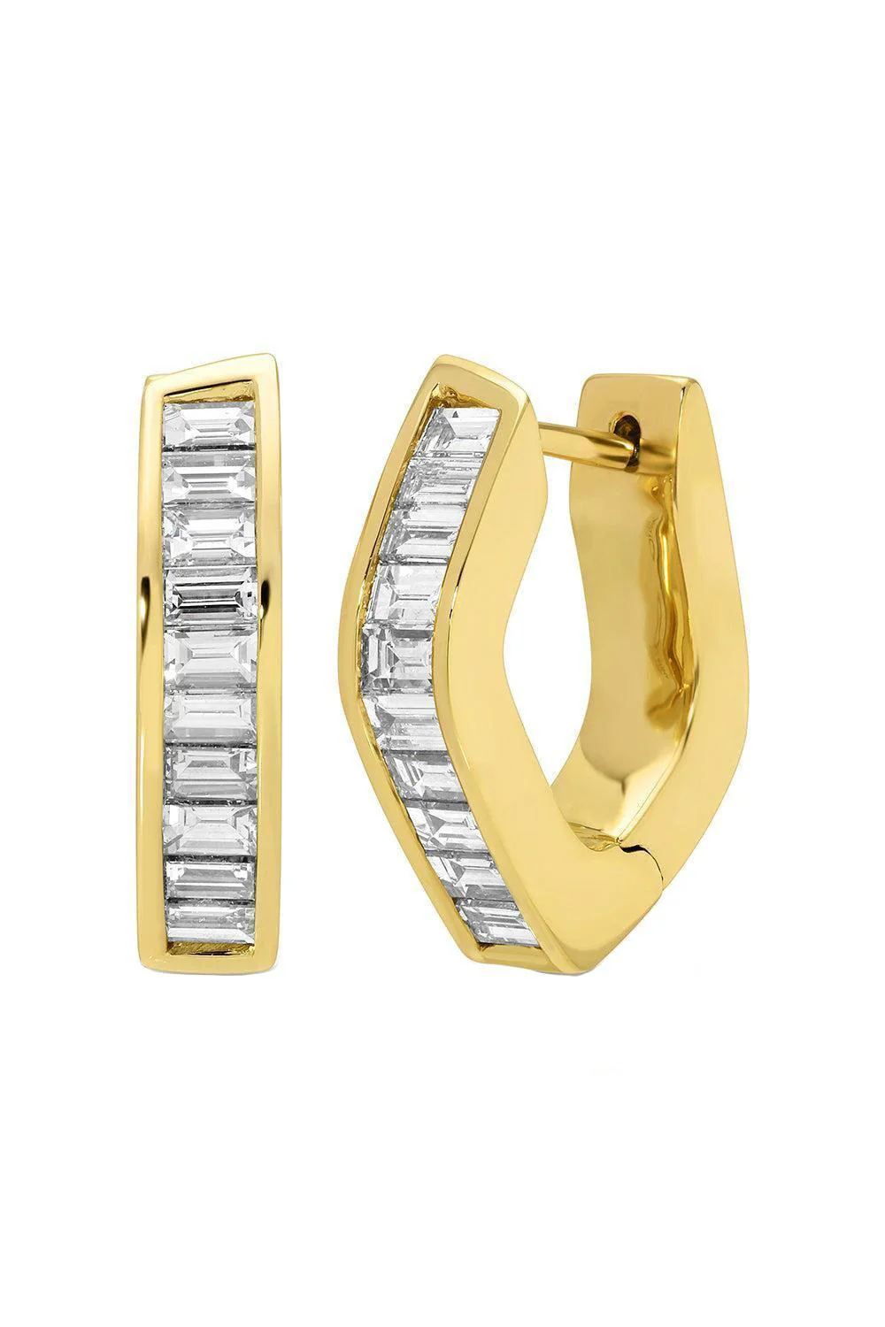 Diamond Classic Georgie Hoop Earrings