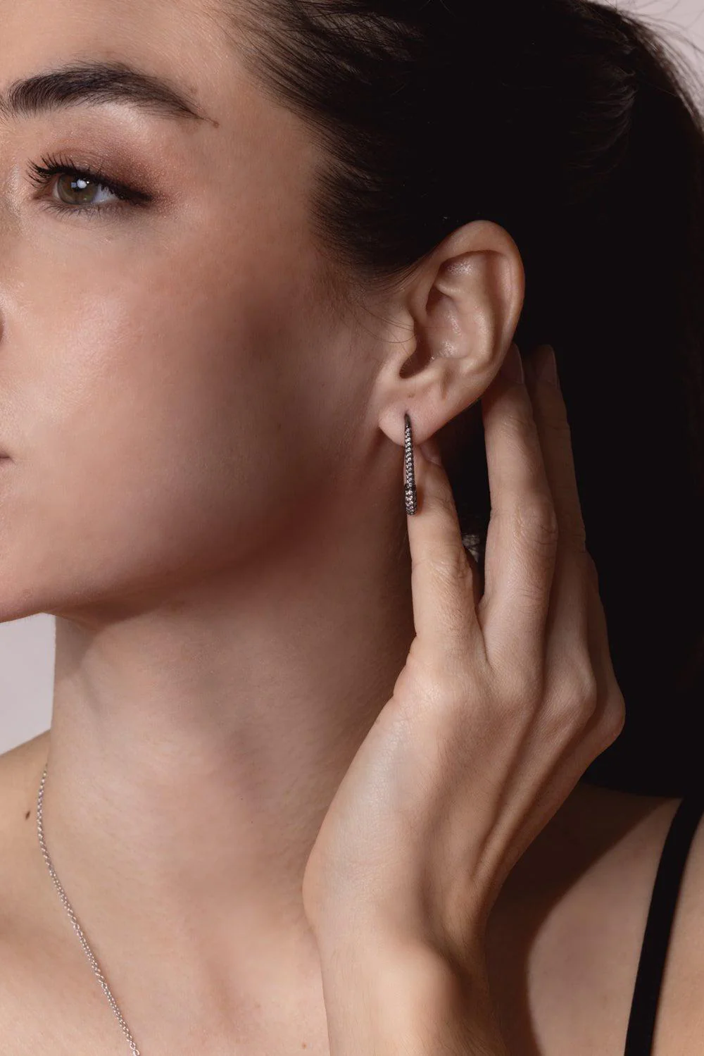 Diamond Safety Pin Earring - Image 3