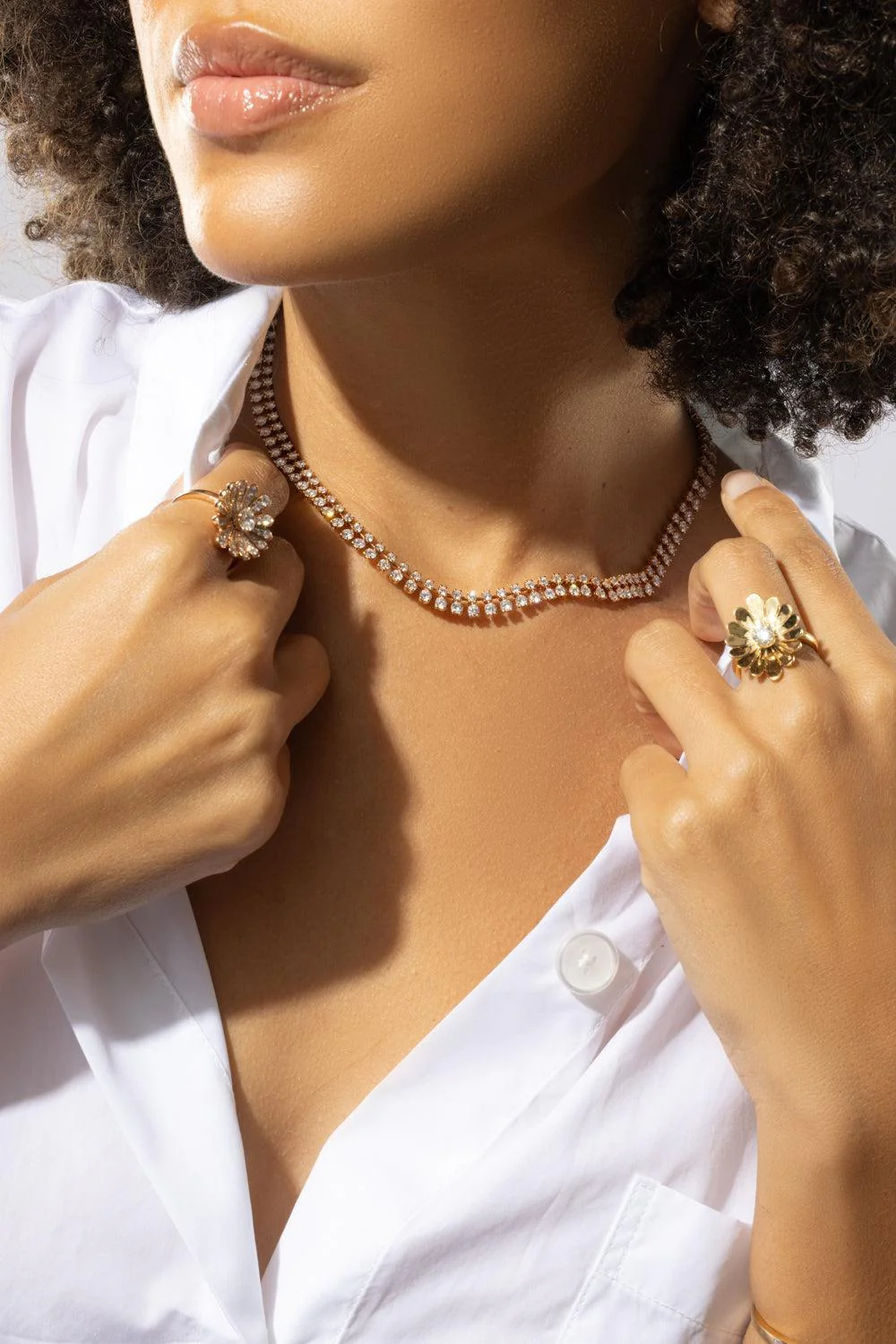 Diamond Shaker Necklace - Image 4