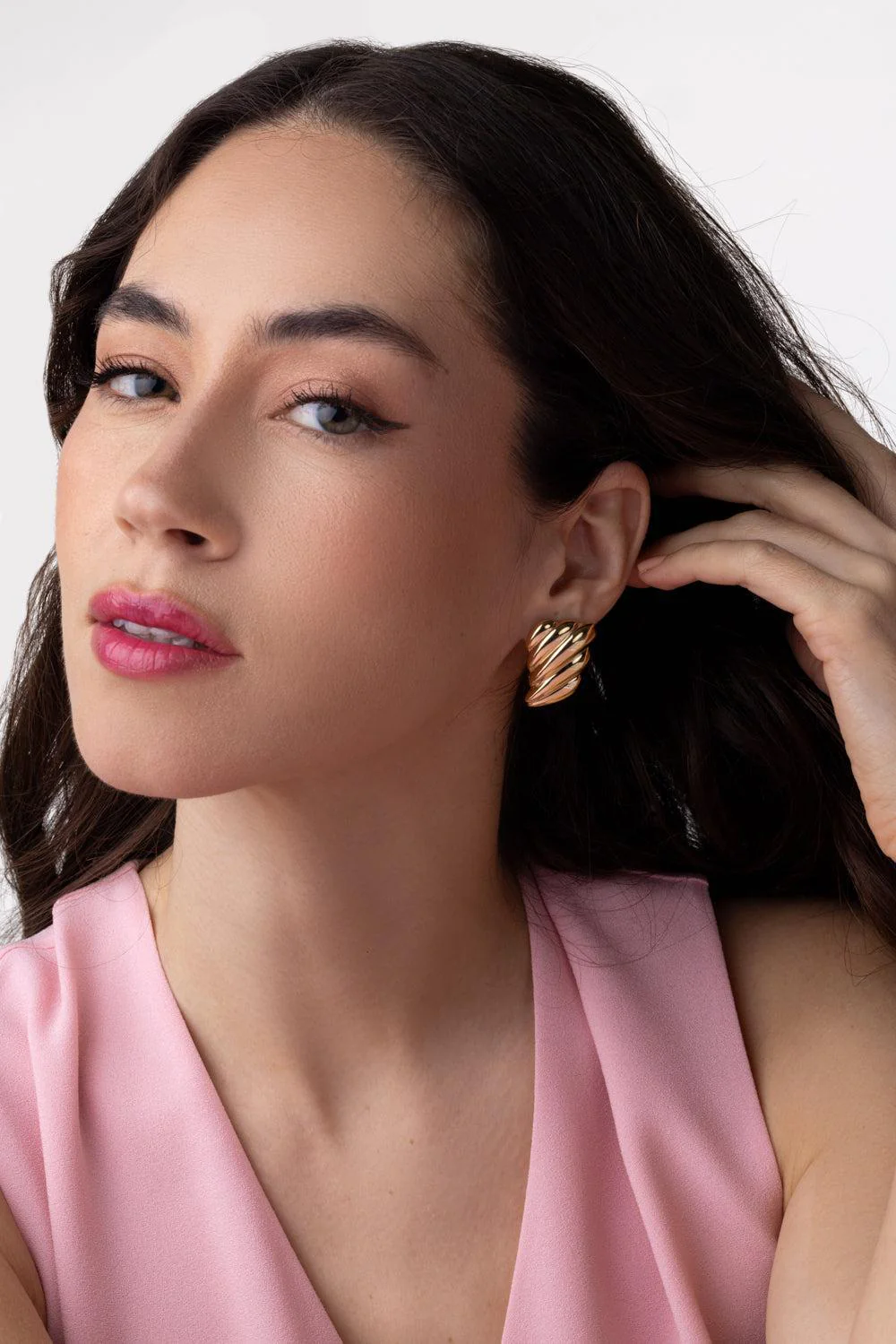 Large Croissant Earrings - Image 4