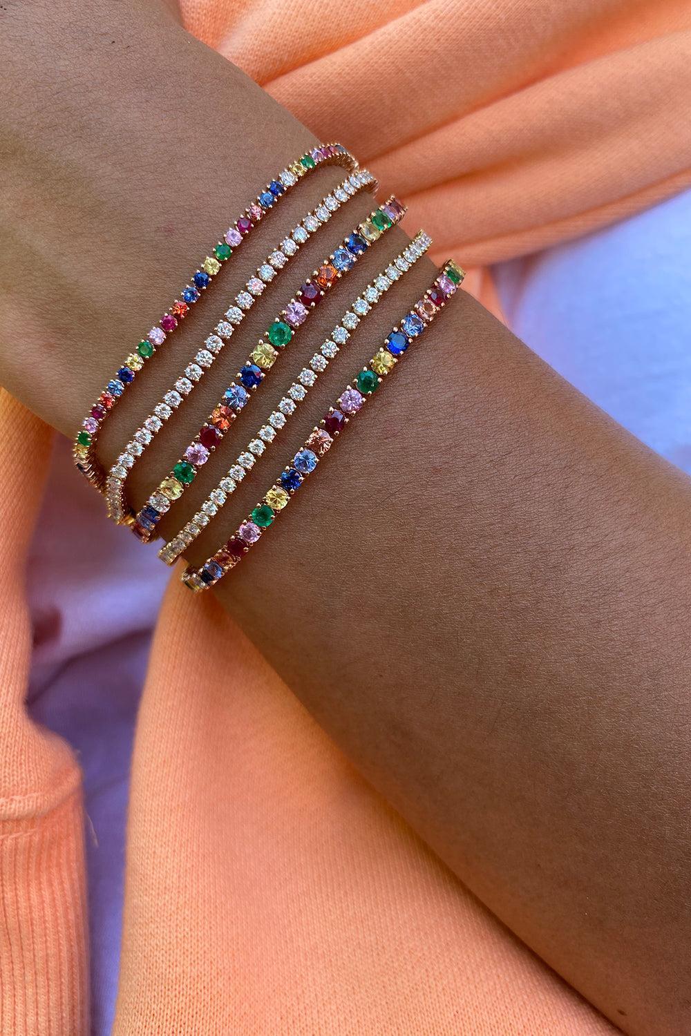 Small Multi-Color Hepburn Bracelet - Image 2
