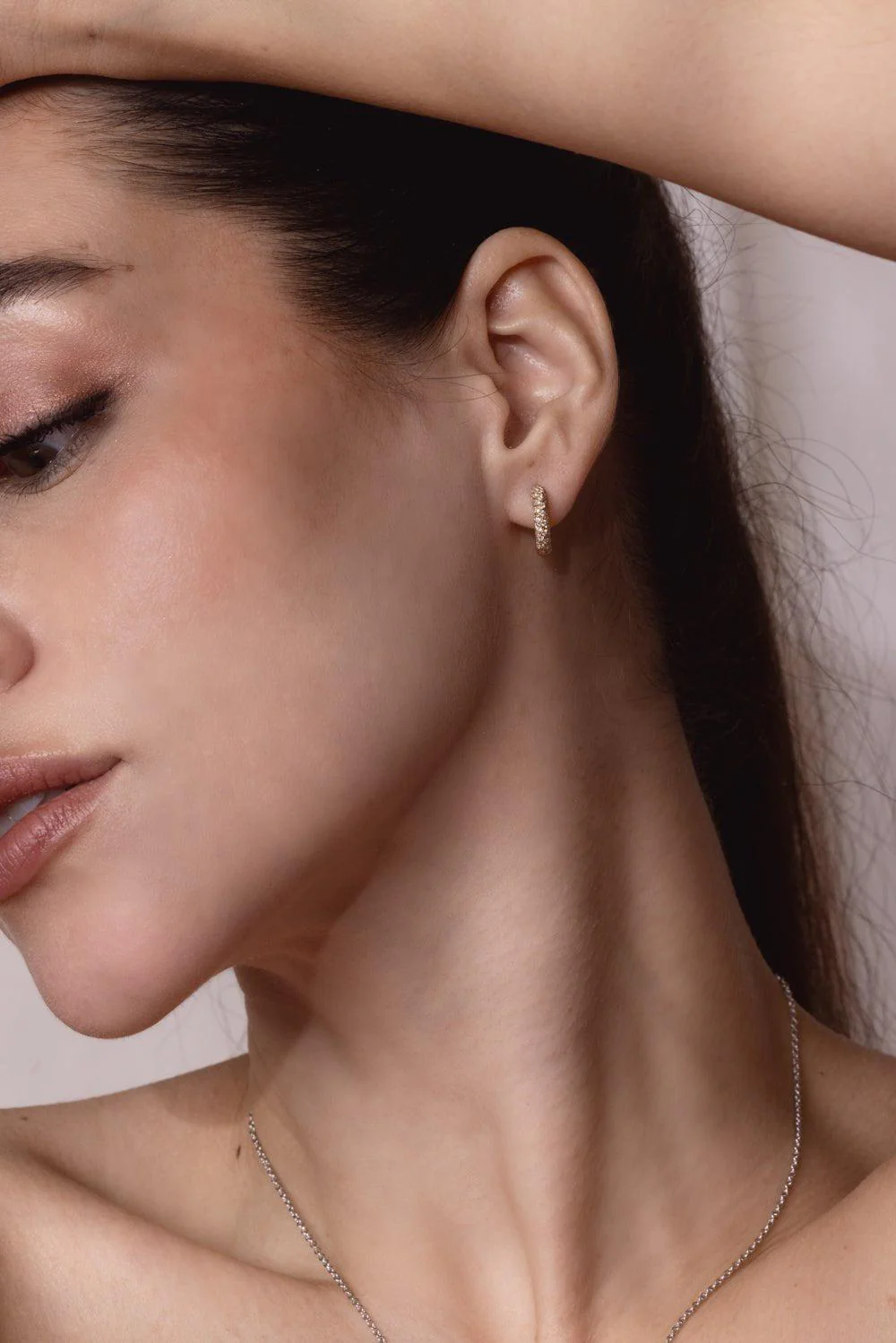 Zoe Huggie Earrings - Image 2