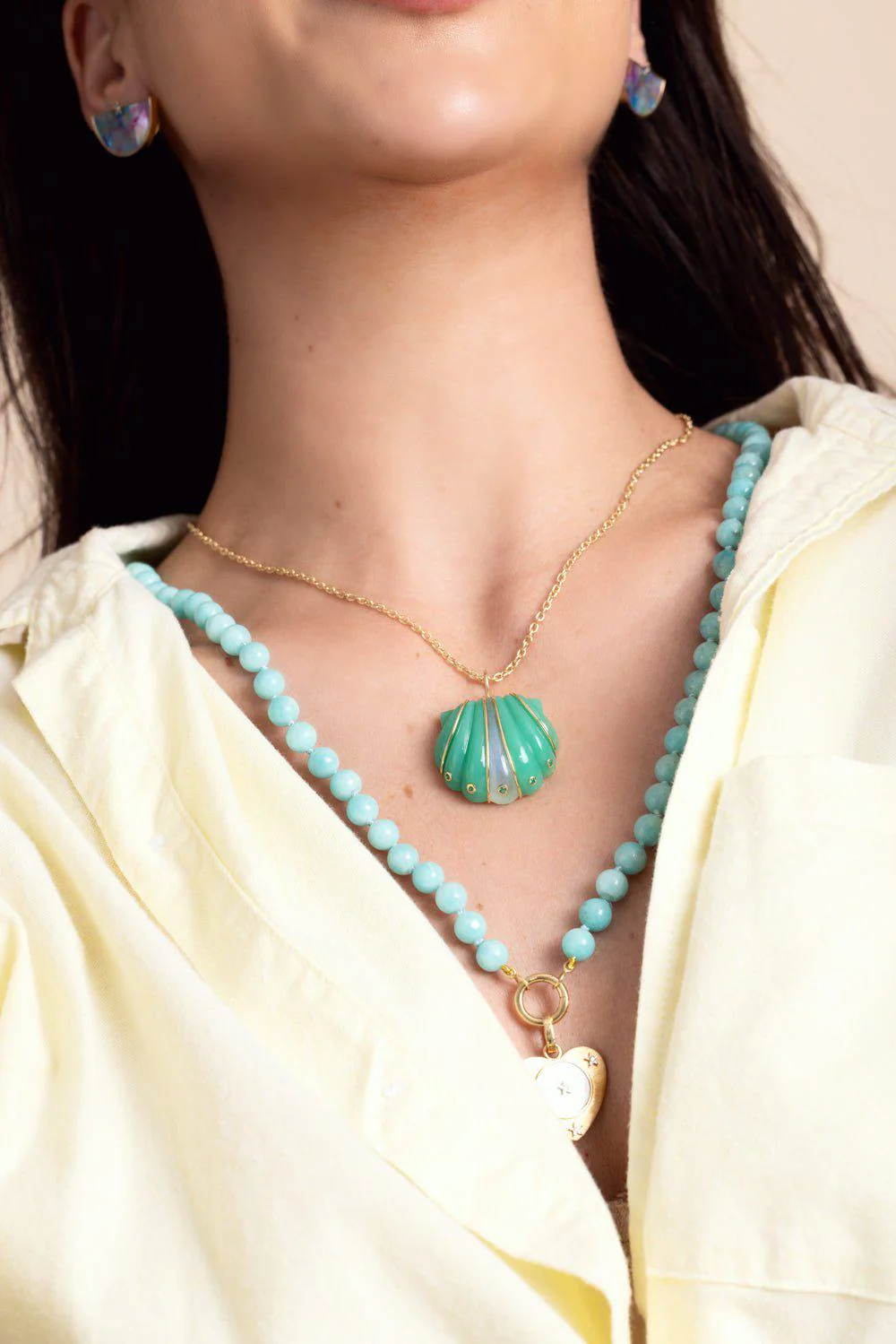 Amazonite Bead Necklace - Image 4