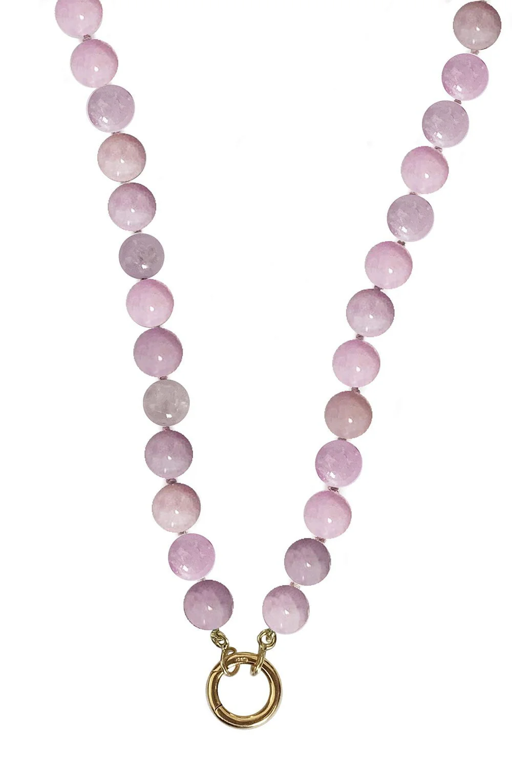 Kunzite Bead Necklace