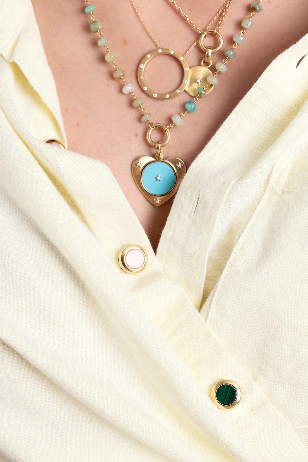 Malachite Button Cover - Image 2