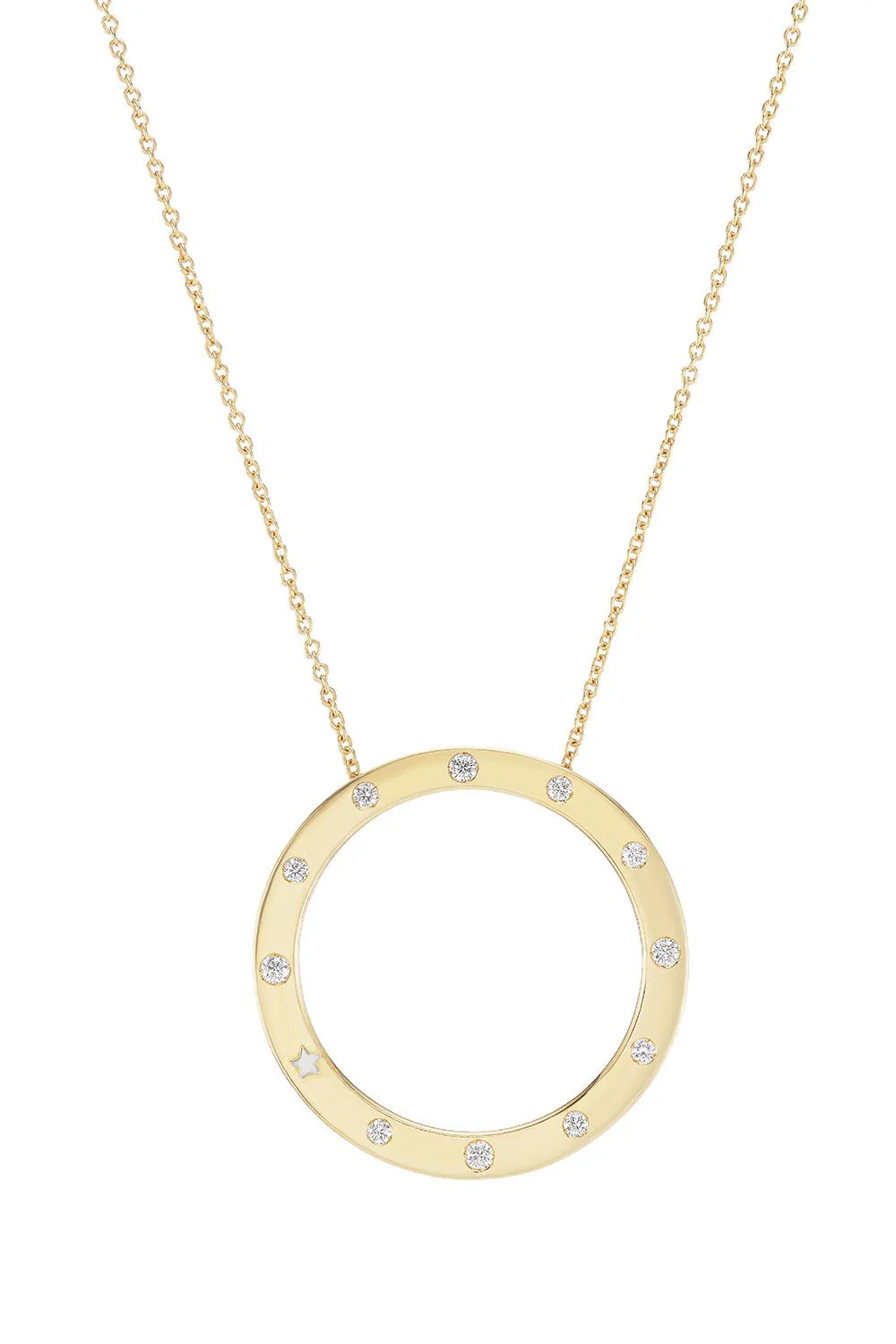 Ora Circle Pendant Necklace