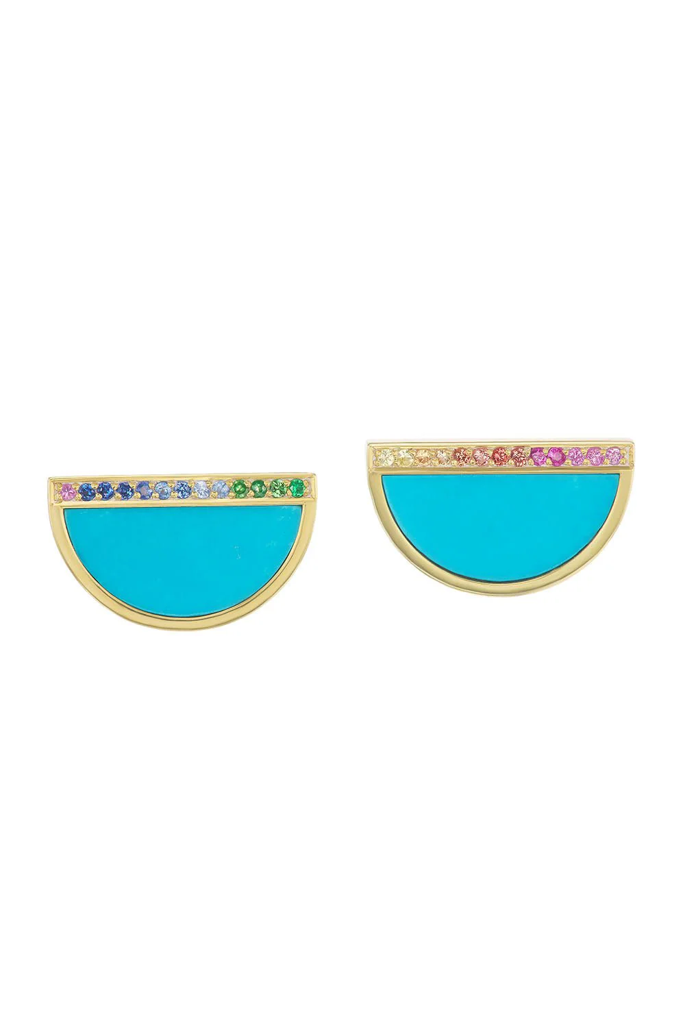 Ora Half An Hour Turquoise Mini Earrings