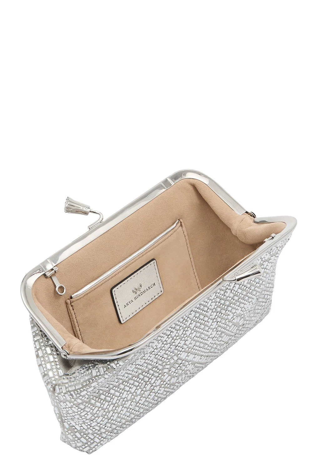 Maud Tassel Clutch - Silver Crystal - Image 5