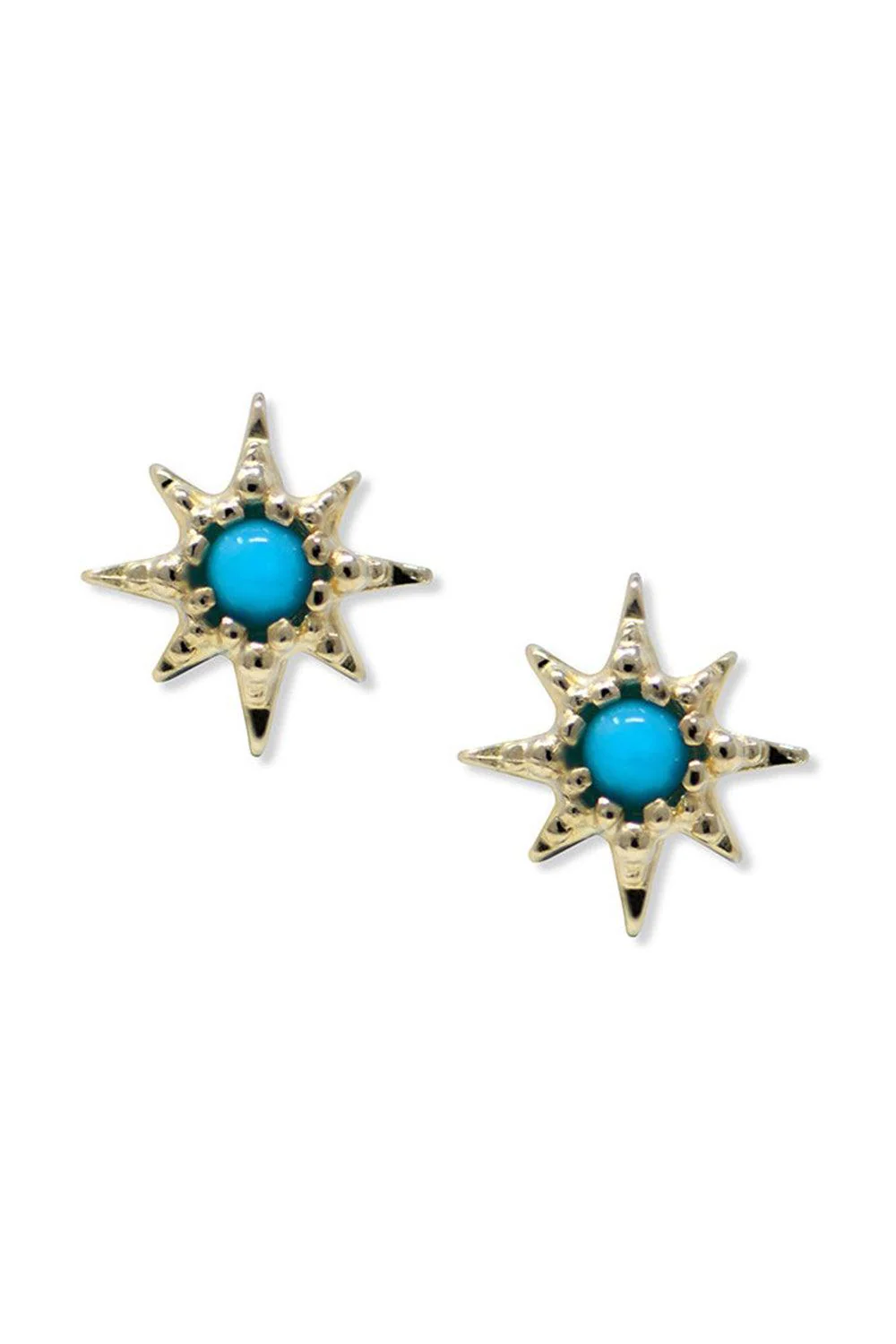 Aztec Micro Starburst Stud Earrings