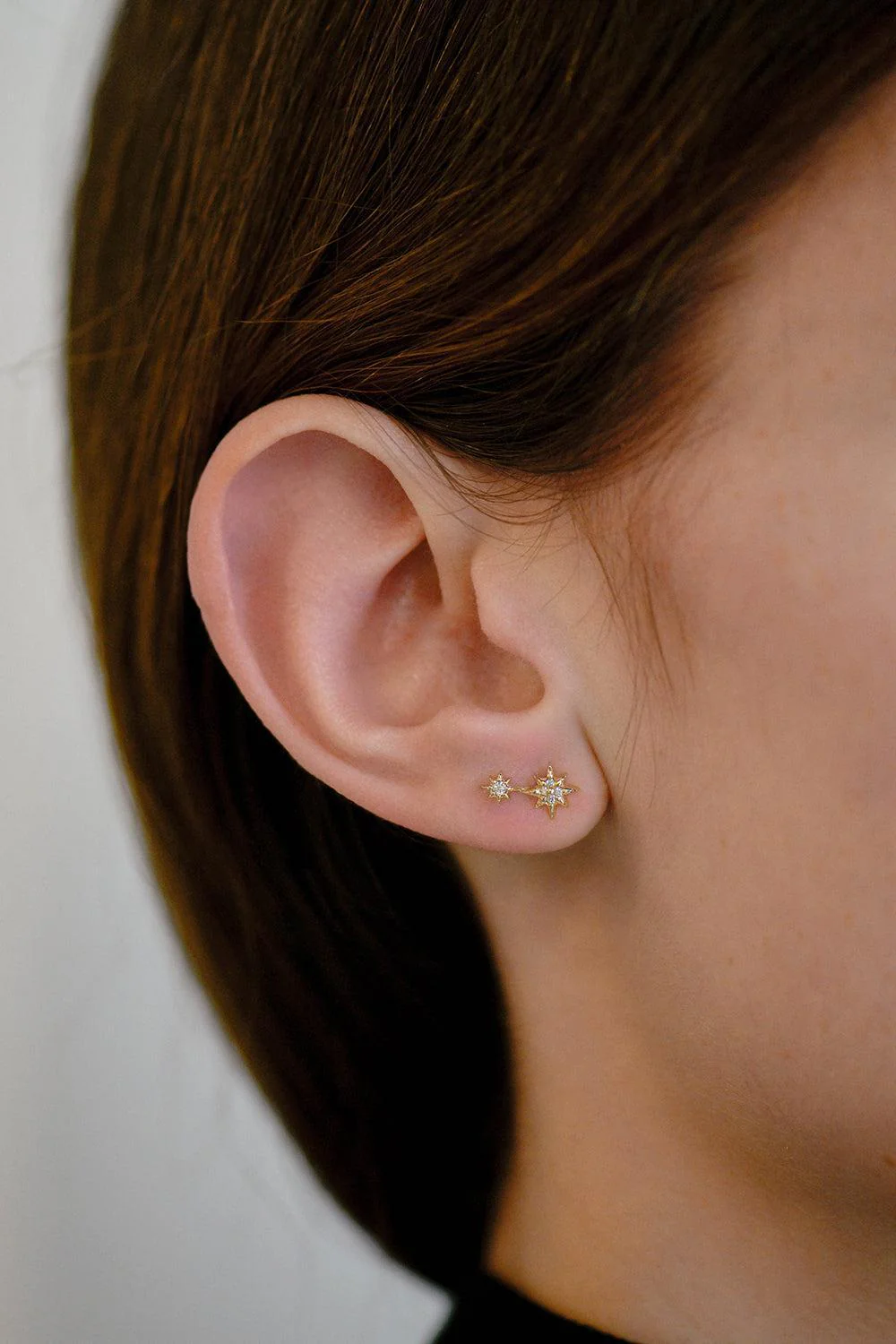 Aztec North Star Double Stud Earring - Image 3