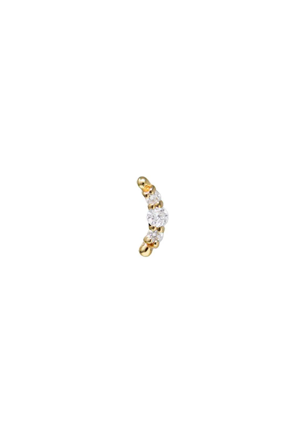 Diamond Soldera Croissant Ear Crawler - Image 5