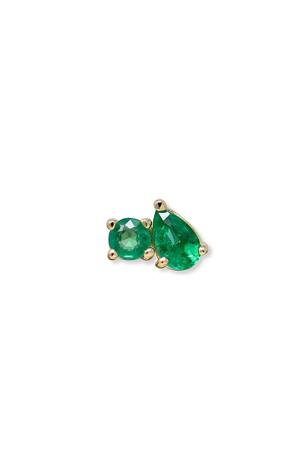 Jumelle Emerald Stud Earring