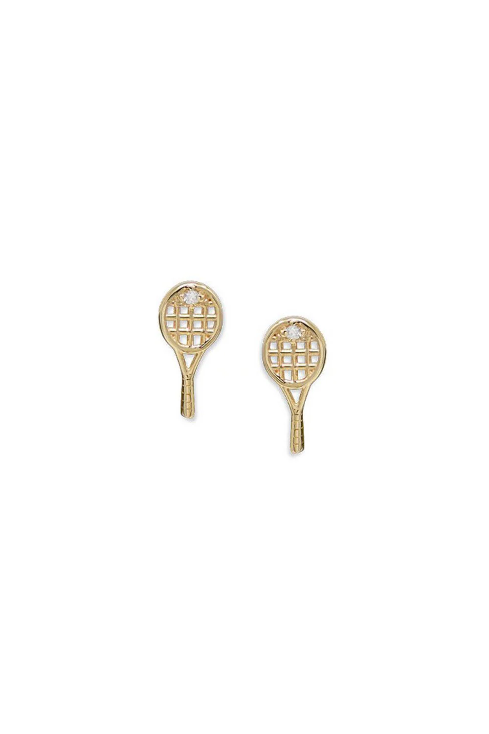 Love Letter Kelly Tennis Racket Stud Earrings
