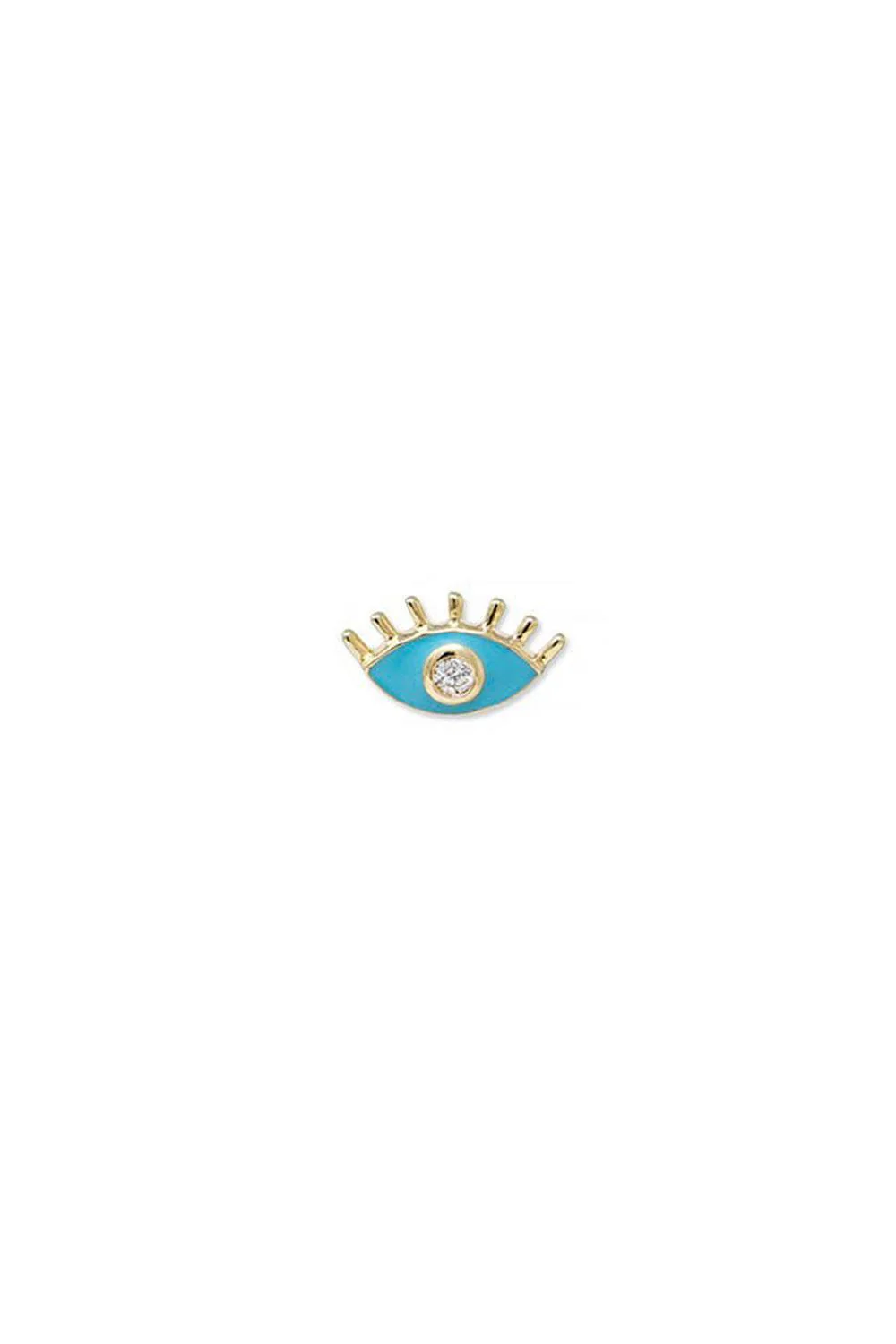 Soldera Lash Evil Eye Enamel Stud Earring
